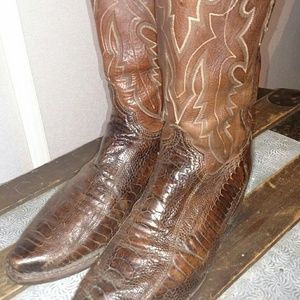 Lucchese Ostrich Leg Boots